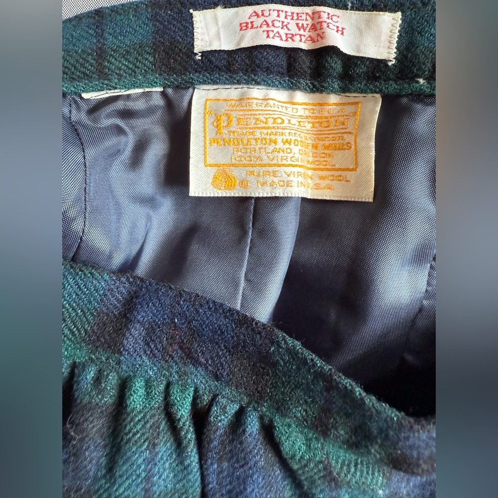 Vintage Pendleton Authentic Black Watch Tartan Pl… - image 7